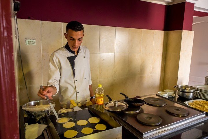 Nemo Dive Club & Hotel pannenkoekjes bij het ontbijt