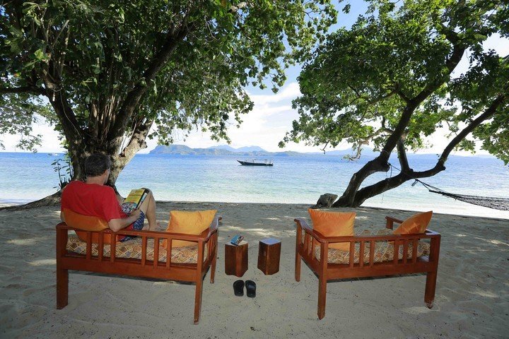 Murex Banga island resort relaxen