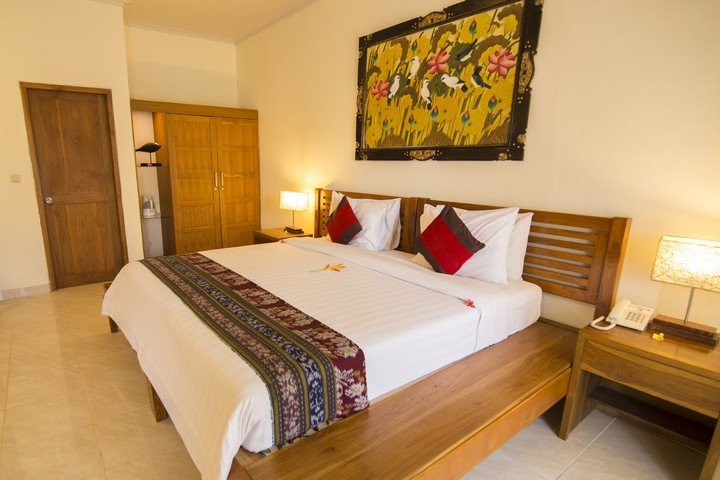 Puri Sari Hotel slaapkamer