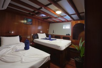 nautilus one twin bedded cabin Nautilus One - Dive and Travel