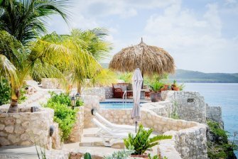 Curaçao - Lagun Blou Lagun Blou Curaçao ligbedden aan zee