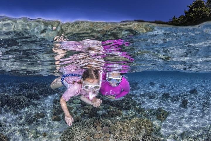 Snorkelen op het huisrif van Bangka Island Resort